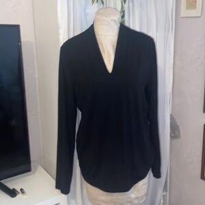 Heavyweight Knit Talbots V Neck